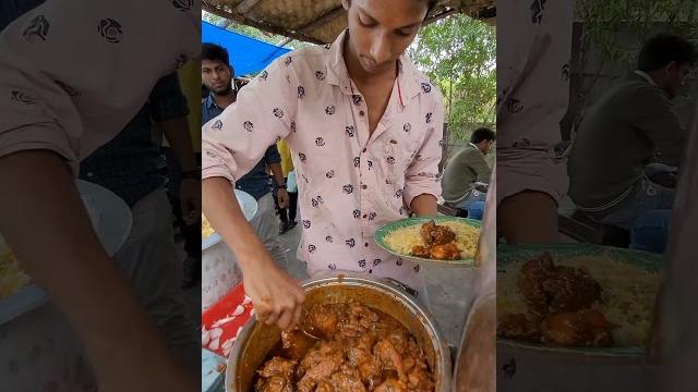 Chicken curry with biryani rice // #shots Chicken curry with biryani rice // #shots