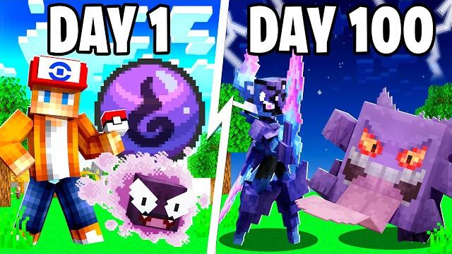 I spent 100 days as a ghost trainer in pokémon minecraft vs my rival! (duos cobblemon) I spent 100 days as a ghost trainer in pokémon minecraft vs my rival! (duos cobblemon)