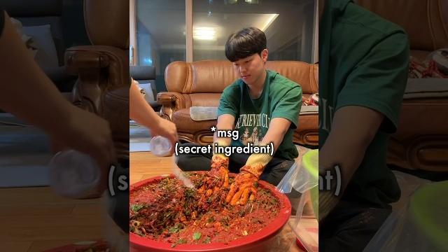 1 year's supply of kimchi with mom 1 year's supply of kimchi with mom