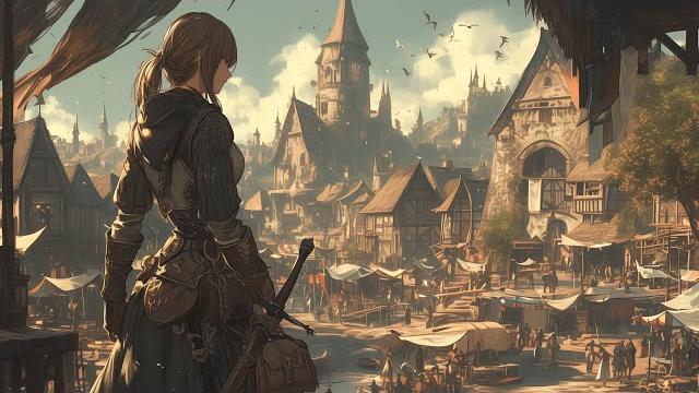Relaxing medieval music - fantasy bard/tavern ambience, relaxing sleep music, market day Relaxing medieval music - fantasy bard/tavern ambience, relaxing sleep music, market day