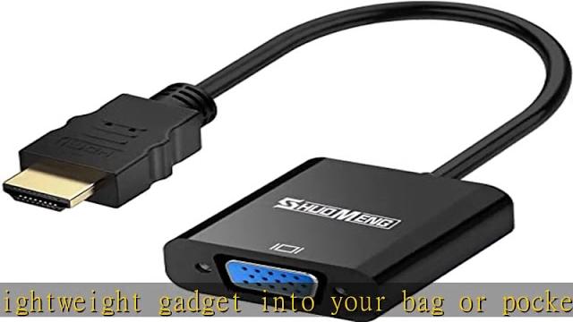 Shuomeng hdmi to vga, hdmi to vga adapter (male to female) 1080p gold-plated cord for computer, des Shuomeng hdmi to vga, hdmi to vga adapter (male to female) 1080p gold-plated cord for computer, des