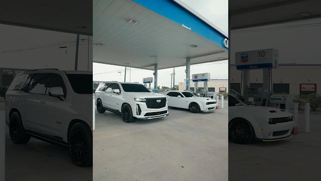 Remember you have the option of taking home a escalade v or a hellcat redeye‼️ondgas.com ️ Remember you have the option of taking home a escalade v or a hellcat redeye‼️ondgas.com ️