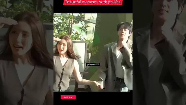 Beautiful moments with jin isha #bts #jin #shorts Beautiful moments with jin isha #bts #jin #shorts