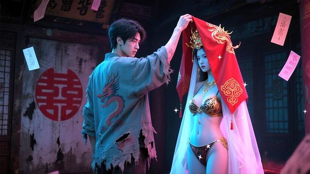 Poor guy married a ghost by trick, priestess came to save him—asked for one more night! Poor guy married a ghost by trick, priestess came to save him—asked for one more night!