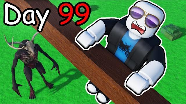 I survived 100 days in a roblox forest... I survived 100 days in a roblox forest...