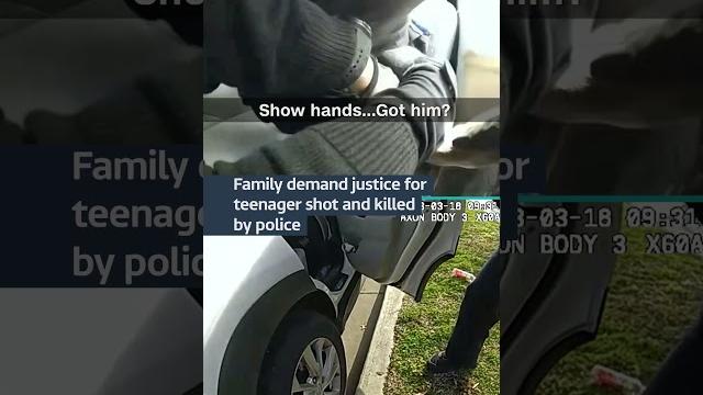 Bodycam footage shows the teen was fatally shot in the back #itvnews #news #delaneomartin #usa Bodycam footage shows the teen was fatally shot in the back #itvnews #news #delaneomartin #usa