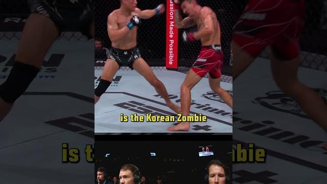 Max holloway throws down with the korean zombie #ufc300 Max holloway throws down with the korean zombie #ufc300
