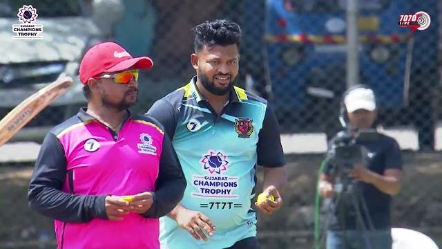 Rj group devadh delhi dhamaka vs sgtc club kailash sports match at gujarat champions trophy 2025 Rj group devadh delhi dhamaka vs sgtc club kailash sports match at gujarat champions trophy 2025