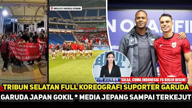 Koreografi fans garuda di jepang gilaa! media jepang sampai tak berani larang~lagi2 timnas viral Koreografi fans garuda di jepang gilaa! media jepang sampai tak berani larang~lagi2 timnas viral