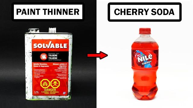 Turning paint thinner into cherry soda Turning paint thinner into cherry soda