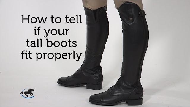 How to tell if your tall boots fit properly How to tell if your tall boots fit properly