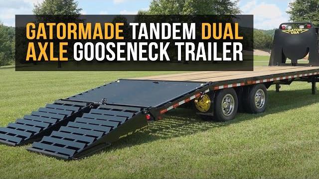 Gatormade tandem dual gooseneck trailer Gatormade tandem dual gooseneck trailer
