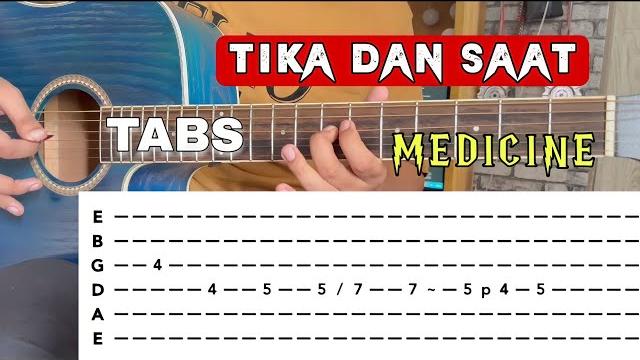 Tika dan saat ini - medicine (tutorial slow with tab) verse acoustic | solo cover | intro cover Tika dan saat ini - medicine (tutorial slow with tab) verse acoustic | solo cover | intro cover