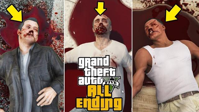 Gta 5 - all 5 endings! (a,b,c & secret) Gta 5 - all 5 endings! (a,b,c & secret)