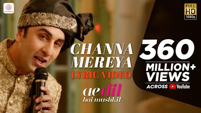 Channa mereya - lyric video | ae dil hai mushkil | karan johar | ranbir | anushka | pritam | arijit Channa mereya - lyric video | ae dil hai mushkil | karan johar | ranbir | anushka | pritam | arijit