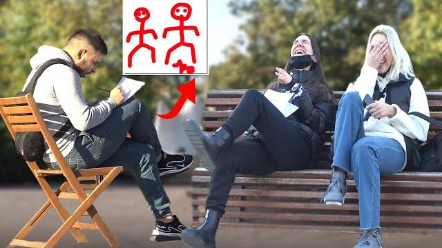 Artist without talent paint stranger people️ - awesome reactions Artist without talent paint stranger people️ - awesome reactions