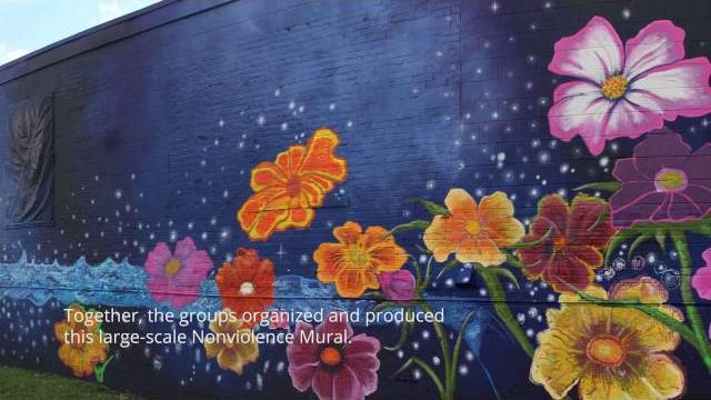 Community mural painting day in hartford Community mural painting day in hartford