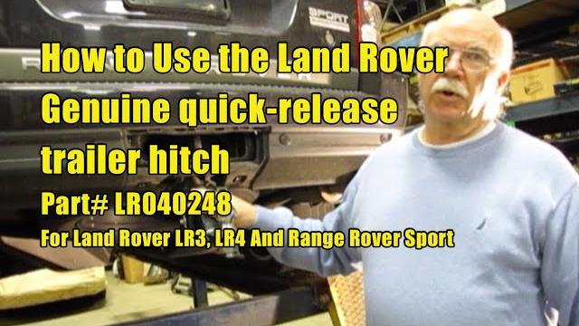 Quick release trailer hitch install for range rover sport or lr3 | atlantic british presents Quick release trailer hitch install for range rover sport or lr3 | atlantic british presents
