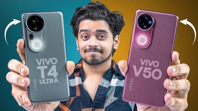 Vivo t4 ultra vs vivo v50 detailed comparison & camera test ️ best smartphone under ₹35,000 ? Vivo t4 ultra vs vivo v50 detailed comparison & camera test ️ best smartphone under ₹35,000 ?