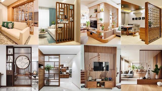 Modern living room wall partition design | room divider design ideas | wood room partition interior Modern living room wall partition design | room divider design ideas | wood room partition interior