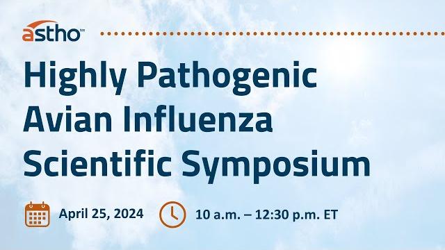 Highly pathogenic avian influenza scientific symposium Highly pathogenic avian influenza scientific symposium