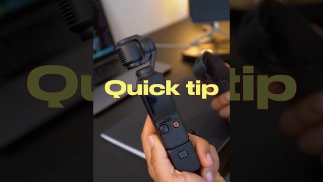 Quick tip that will chang you life osmo pocket 3 Quick tip that will chang you life osmo pocket 3