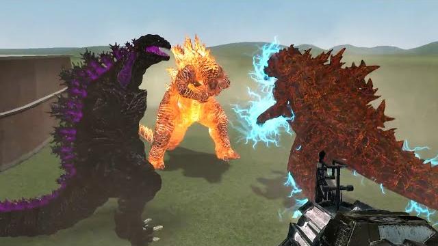Godzilla vs godzilla in garry's mod Godzilla vs godzilla in garry's mod