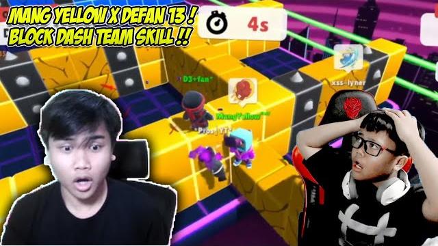 Best team duo ever !! mang yellow and defan epic moment win in block dash team ! combo wombo skill ! Best team duo ever !! mang yellow and defan epic moment win in block dash team ! combo wombo skill !