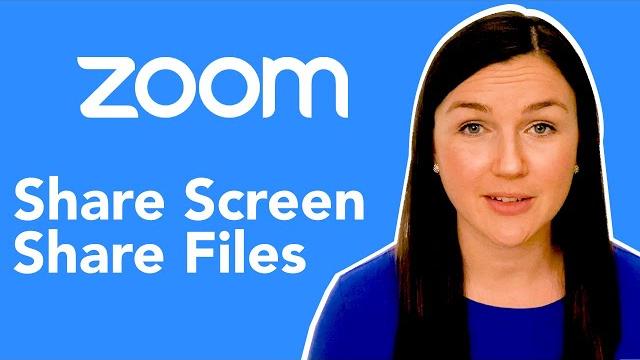 Zoom: how to share your screen & share files Zoom: how to share your screen & share files