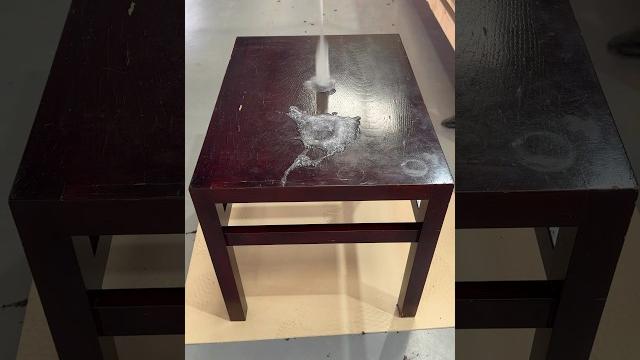 Satisfying paint stripping, scraping away this thick finish to reveal some truely lovely oak #asmr Satisfying paint stripping, scraping away this thick finish to reveal some truely lovely oak #asmr