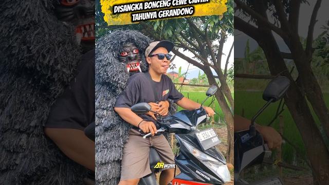 Kang ojek pengkolan kena prank grandong Kang ojek pengkolan kena prank grandong