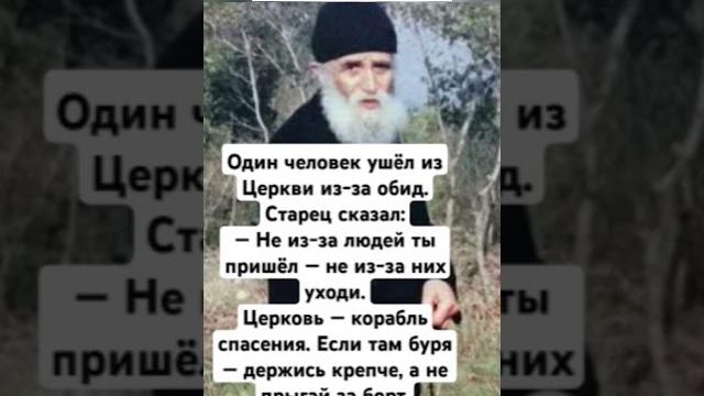 Ушел из церкви из-за обид. старец паисий святогорец Ушел из церкви из-за обид. старец паисий святогорец