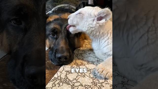 This is so heartwarming ️ #animals #story #whitelion This is so heartwarming ️ #animals #story #whitelion