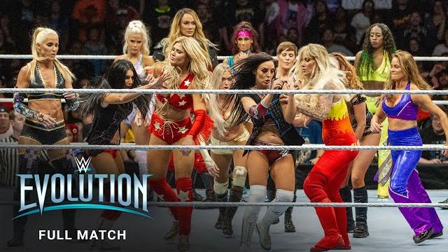 Full match - 20-woman battle royal: wwe evolution 2018 Full match - 20-woman battle royal: wwe evolution 2018