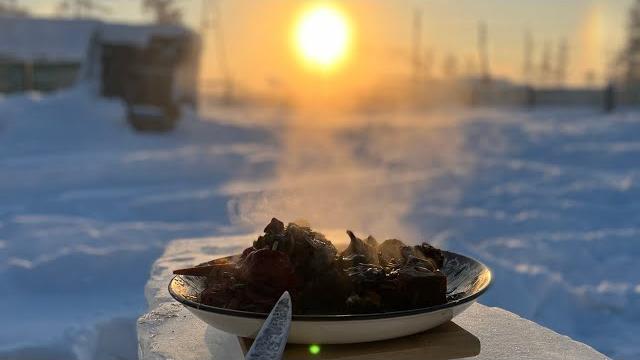 Cooking at -50c️ meat with vegetables in an afghan cauldron / готовим в -50с️ мясо с овощами афган Cooking at -50c️ meat with vegetables in an afghan cauldron / готовим в -50с️ мясо с овощами афган