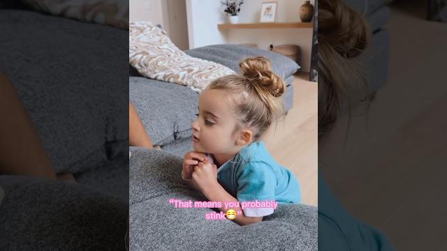 3 year old calls her dad out! 3 year old calls her dad out!