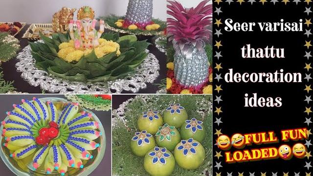 Seer thattu decoration ideas|plate decoration|engagement plate decoration|ideas|5min crafts Seer thattu decoration ideas|plate decoration|engagement plate decoration|ideas|5min crafts