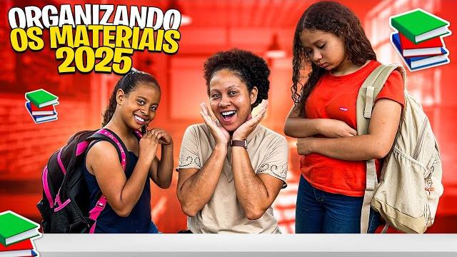 Finalmente…organizando os materiais escolares das minhas filhas 2025‼️tudo pronto pra estudar‼️ Finalmente…organizando os materiais escolares das minhas filhas 2025‼️tudo pronto pra estudar‼️