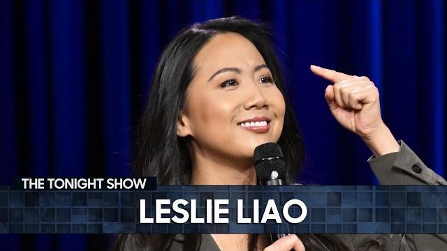 Leslie liao stand-up: television show small talk, throwing cheese at babies | the tonight show Leslie liao stand-up: television show small talk, throwing cheese at babies | the tonight show