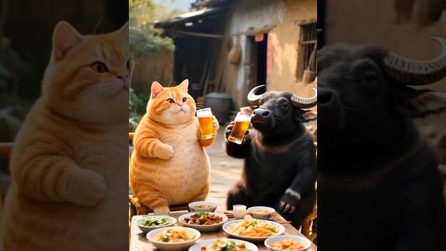 Cat was betrayed by his friend #shorts #shortvideo Cat was betrayed by his friend #shorts #shortvideo
