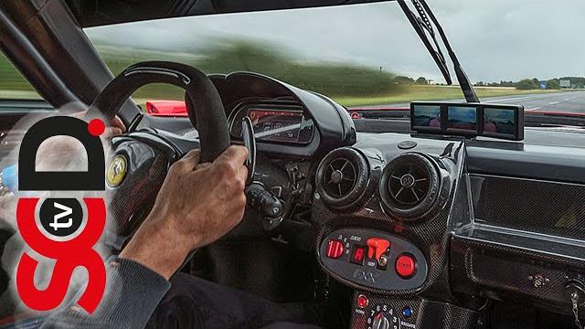Ferrari fxx on the road + blue flames | scd rides Ferrari fxx on the road + blue flames | scd rides