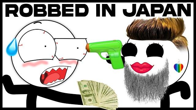 I got robbed by a gay homeless dude in japan I got robbed by a gay homeless dude in japan