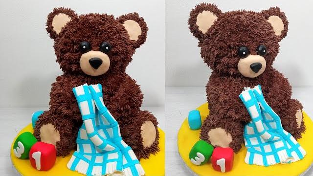 Teddy bear cake video tutorial Teddy bear cake video tutorial