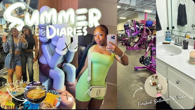 Summer diaries 001| shopping, friend dates, drive w me + playlist, gym, bathroom remodel done!, etc Summer diaries 001| shopping, friend dates, drive w me + playlist, gym, bathroom remodel done!, etc