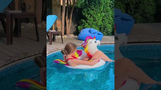 Prank in pool gone wrong! #shorts Prank in pool gone wrong! #shorts