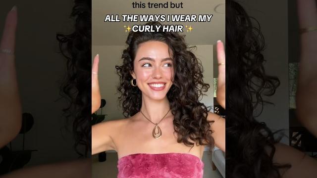 Styling curly hair :) Styling curly hair :)