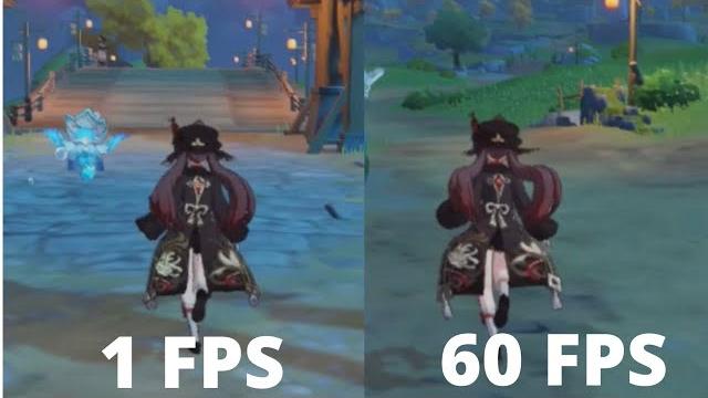 1 fps to 60 fps comparison | genshin impact 1 fps to 60 fps comparison | genshin impact