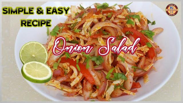 Simple & easy onion salad recipe | how to make onion salad at home | easy & quick salad recipe Simple & easy onion salad recipe | how to make onion salad at home | easy & quick salad recipe