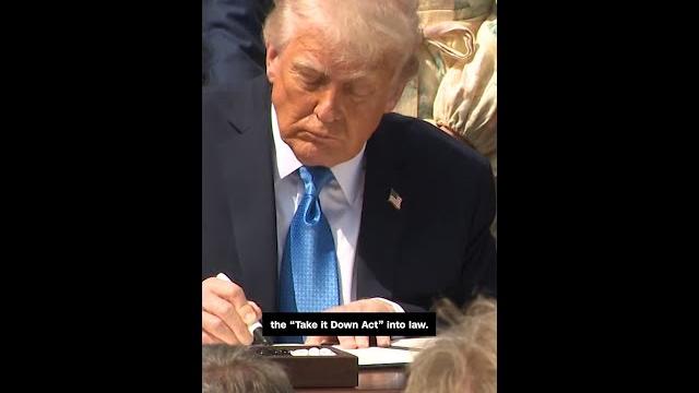 Trump signs bill to fight deepfake porn Trump signs bill to fight deepfake porn