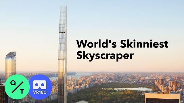 Inside the world's skinniest supertall skyscraper | 3d vr180 Inside the world's skinniest supertall skyscraper | 3d vr180